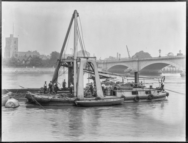 Putney Reach, Wandsworth, Greater London Authority, 1906. Creator: William O Field.