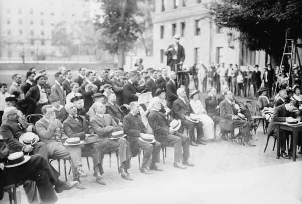 Jefferson unveiling, 1914. Creator: Bain News Service.