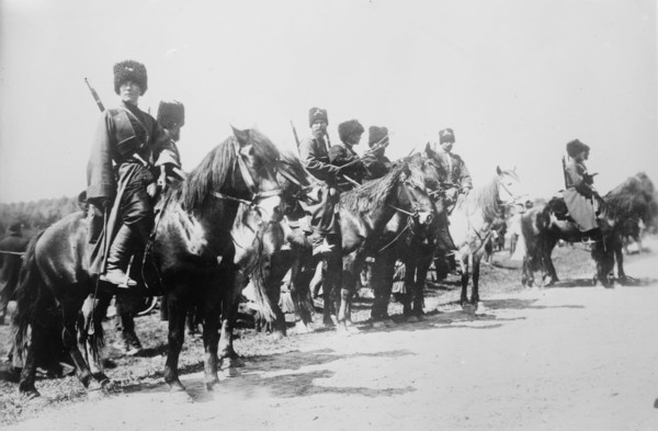 Russian Cossacks, between c1914 and c1915. Creator: Bain News Service.