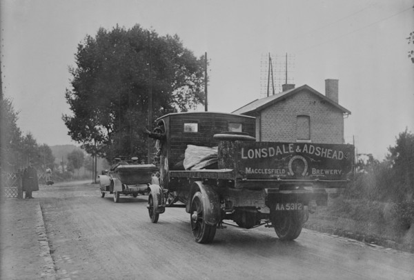 British autos with cannon in France, between c1914 and c1915. Creator: Bain News Service.