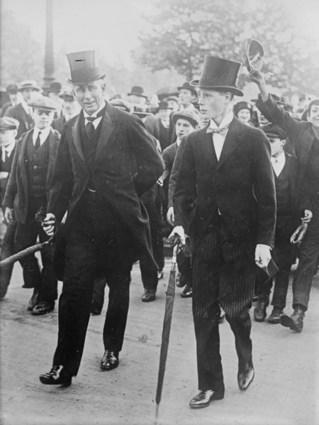 Prince [of] Wales going to Admiralty, between c1910 and c1915. Creator: Bain News Service.