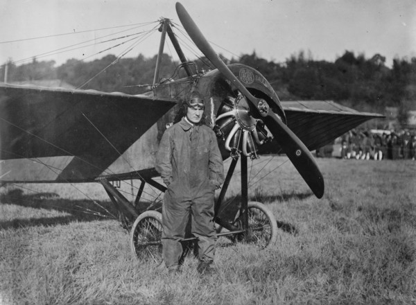 Champion, American aeronaut, in Japan, 1917. Creator: Bain News Service.