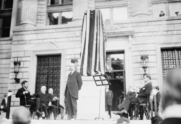 Jefferson unveiling, 1914. Creator: Bain News Service.