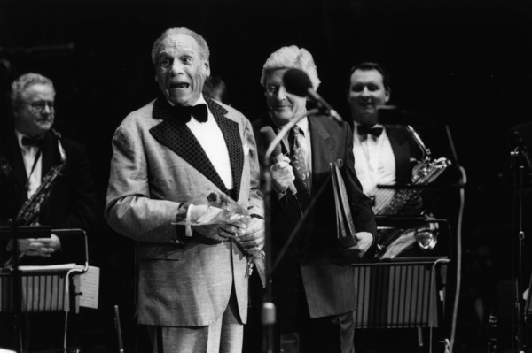 Edmundo Ross and Orchestra, Michael Aspel, 1994. Creator: Brian Foskett.