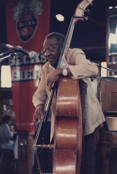 Milt Hinton, (Harlem Stampede), Edinburgh Jazz Festival, 1986. Creator: Brian Foskett.