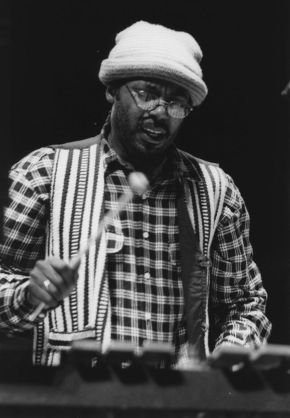 Orphy Robinson, Queen Elizabeth Hall, London 1997. Creator: Brian Foskett.