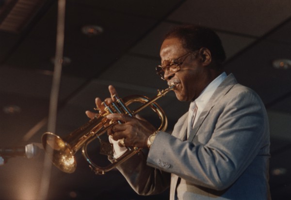 Clark Terry, Jazz Inn Party, Nordwijk, Netherlands, 1989. Creator: Brian Foskett.