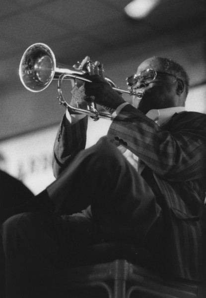 Clark Terry, The March of Jazz, Clearwater Beach, Florida, 2000. Creator: Brian Foskett.