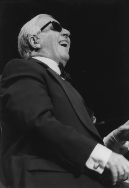 George Shearing, David Jacobs, Barbican, London, 1996. Creator: Brian Foskett.