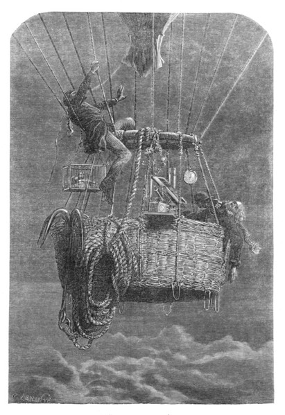 Aerial Voyages, 1870. Creator: C Laplante.