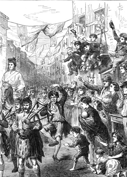 Incidents of the Easter Volunteer Review, 1870. Creator: Unknown.