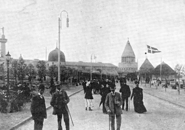 The White City on the Seashore: Danish National Exhibition - general view in the grounds..., 1909. Creator: Hermansen.