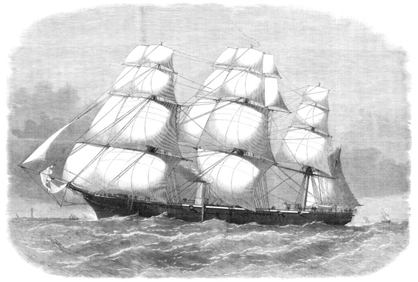 H.M. Corvette Volage, 1870. Creator: Unknown.