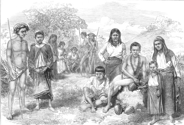 The Nicobar Islands, Indian Ocean: Natives, 1870. Creator: Unknown.