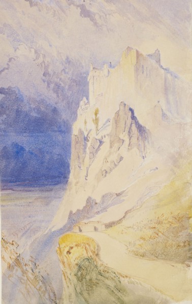 Dumbarton Castle, 1838. Creator: John Ruskin.