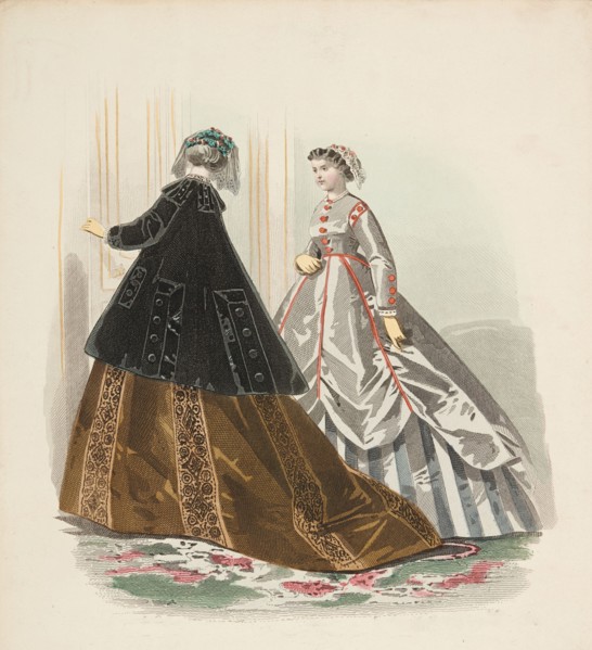 Bow-Bells, Paris Fashions, 1867. Creator: Unknown.