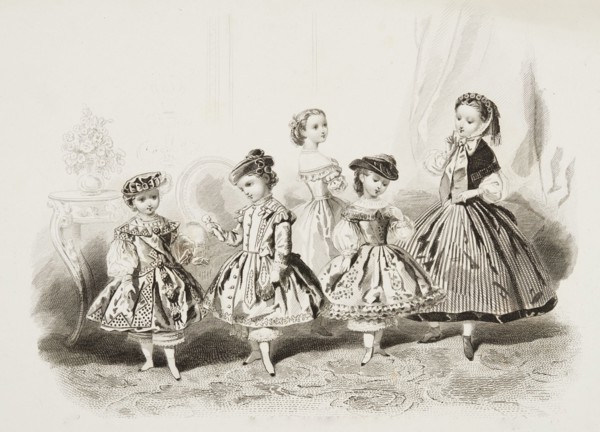 Fashion plate - Journal des Demoiselles IV, 1860. Creator: Gilquin & Dupain.