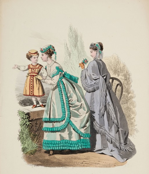 Fashion plate, 1868. Creator: Gilquin fils.