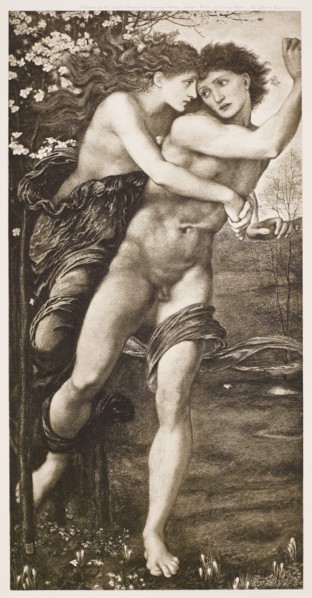 Phyllis and Demophoon, c1870, (1900). Creator: Unknown.