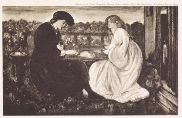 The Backgammon Players, c1861, (1900). Creator: Unknown.