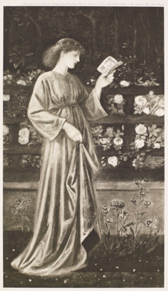 St George Series - The King's Daughter or The Princess in the Garden, c1860s, (1900). Creator: Unknown.