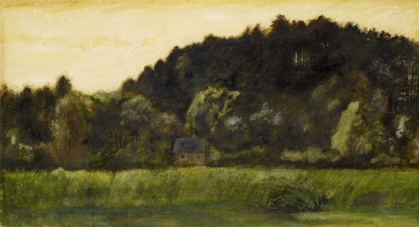 Landscape - Study, mid-late 19th century. Creator: Sir Edward Coley Burne-Jones.