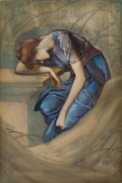 The Briar Rose Series - Study for 'The Garden Court', 1889. Creator: Sir Edward Coley Burne-Jones.