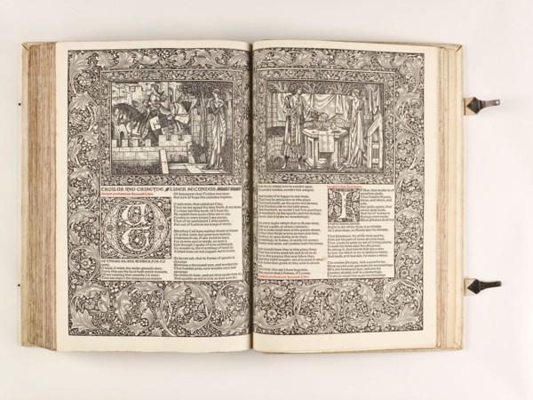 The Kelmscott Chaucer - The Works of Geoffrey Chaucer Now Newly Imprinted, 1896. Creator: Sir Edward Coley Burne-Jones.