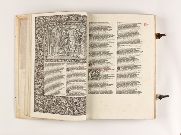 The Kelmscott Chaucer - The Works of Geoffrey Chaucer Now Newly Imprinted, 1896. Creator: Sir Edward Coley Burne-Jones.