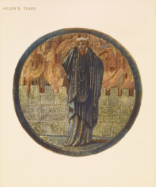 The Flower Book - Helen's Tears, 1905. Creator: Sir Edward Coley Burne-Jones.