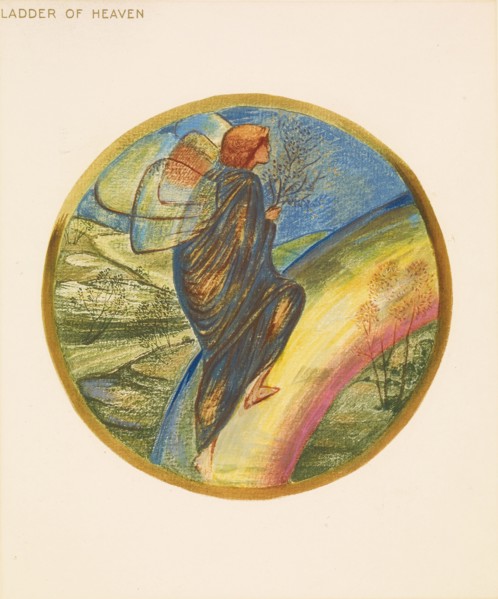 The Flower Book- Ladder of Heaven, 1905. Creator: Sir Edward Coley Burne-Jones.