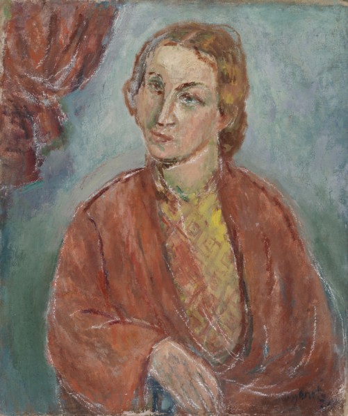 Portrait of a Woman, 1922. Creator: Meri Genetz.