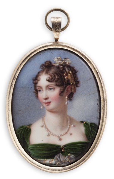 Princess Augusta of Bavaria, 1805-1855. Creator: Abraham Constantin.