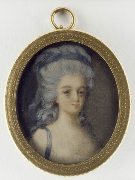 Portrait of a young lady, c18th century. Creator: Unknown.
