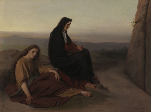 Women Mourning at Christ's Grave, 1868. Creator: Victorine Nordenswan.
