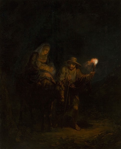 Flight into Egypt, 1812. Creator: Alexander Lauréus.