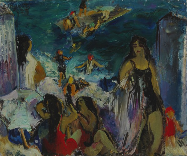 On the Beach, 1923. Creator: Eemu Myntti.