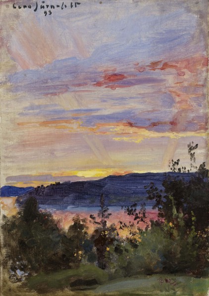 Sunset, 1893. Creator: Eero Jarnefelt.