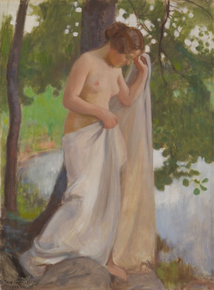 Bathing Sheet, 1906. Creator: Eero Jarnefelt.