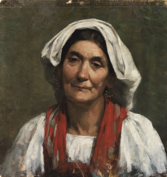 Old Provençal Woman, 1880-1889. Creator: Elin Danielson-Gambogi.