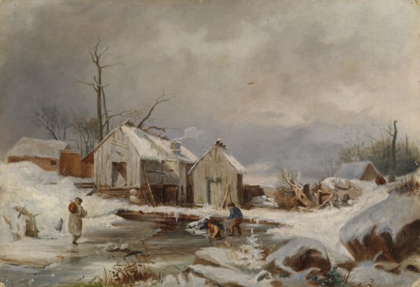 Winter Landscape, 1860-1869. Creator: Fanny Churberg.