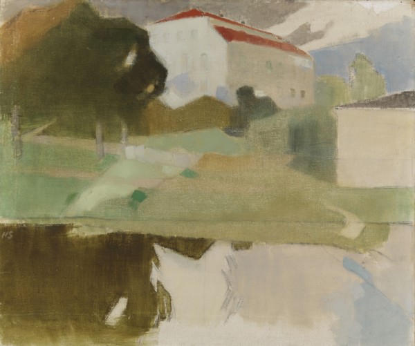 Sjundby Manor, 1927. Creator: Helene Schjerfbeck.