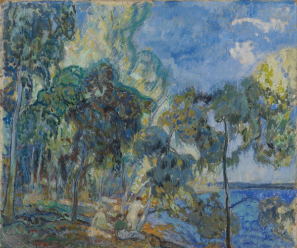 Landscape in Korpilahti, 1913. Creator: Yrjö Aleksander Ollila.