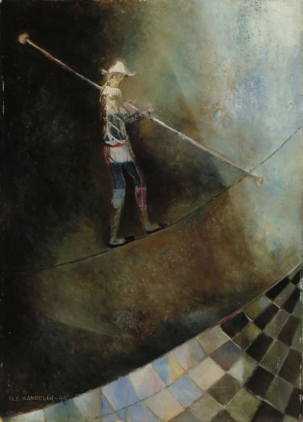 The Rope-Dancer, 1944. Creator: Ole Kandelin.