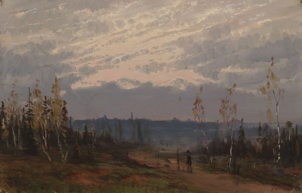 Dusky Autumn Landscape, 1875. Creator: Fanny Churberg.