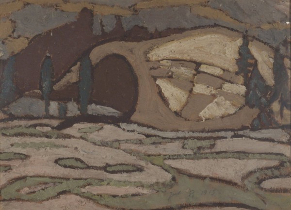 Landscape, 1915. Creator: Joel Pettersson.