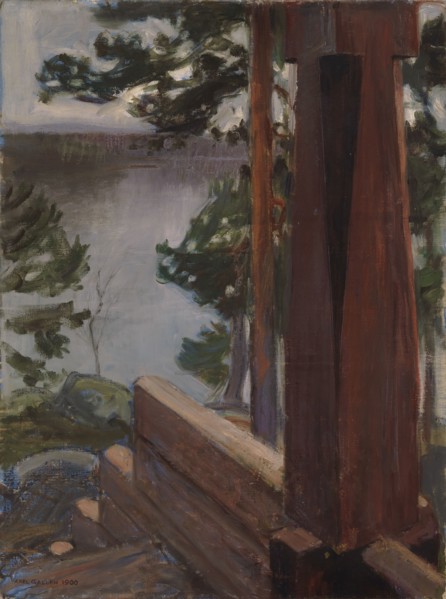 The Kalela Porch, 1900. Creator: Akseli Gallen-Kallela.