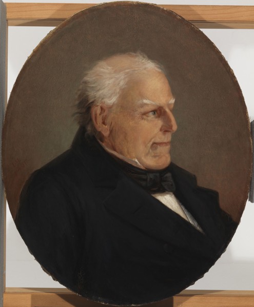 Portrait of Counsellor H. Rosenberg, 1875. Creator: Erik Johan Lofgren.
