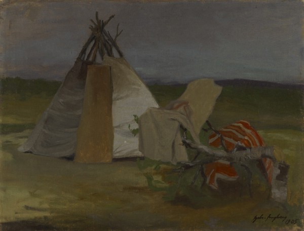 Lapp Kota (Night), 1905. Creator: Gabriel Engberg.