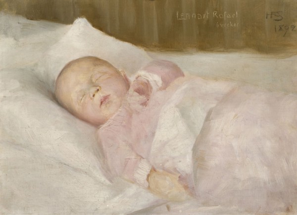 Lennart Rafael, 6 weeks, 1892. Creator: Hanna Frosterus-Segerstrale.